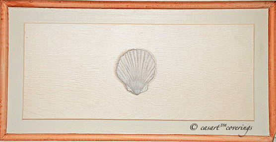 Casart Faux Plaster Scallop Shell Panel Casart Faux Plaster Scallop Shell Panel
