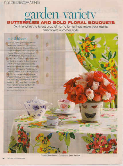 butterfly-design-Better Homes and Gardens- Decorating-Summer 2009