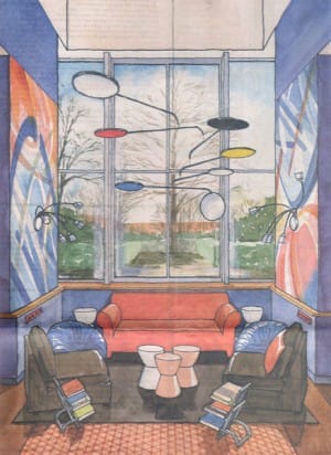 Quince Orchard Library After Teen Scene illustration by Julius Goyanko on casartblog