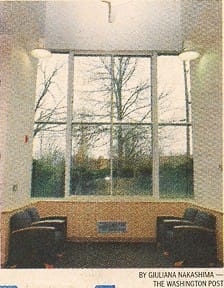 Quince Orchard Library Space Before. Photo by Giuliana Nakashima. Washington Post