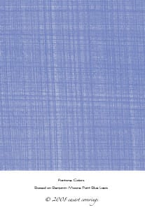 Casart Faux Linen Lapis Blue removable wallpaper sample on casartblog