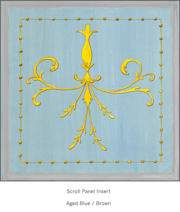 casart faux panel grotesca insert (to be used on top of panels)