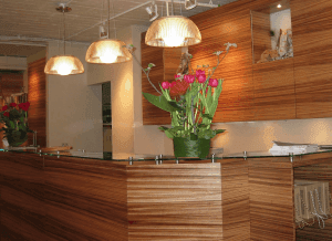 montreal design center uses Zebrawood on casartblog