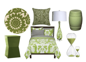 Green with Envy Acccents from Shelter Pop on casartblog