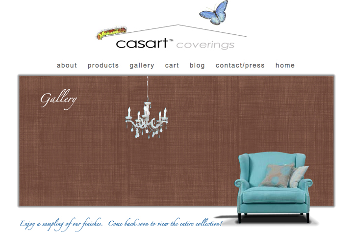 fall style with casart-faux-linen-gallery on casartblog, as seen on Slipcovers for your walls