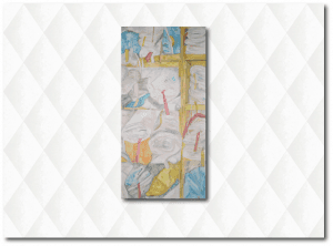 casart-white-faux-padded-harlequin-with-painting