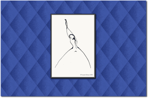 Francoise Dubeau Les Liens Affectifs with Casart Harlequin temporary wallpaper background on casartblog