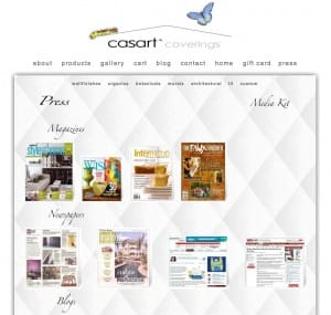 See our changes on our Press Casart Coverings press page on casartblog