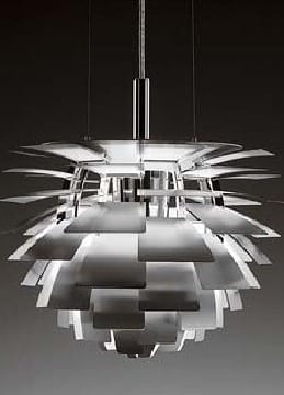 PH Artichoke chandelier Design: Poul Henningsen, 1958. Manufacturer: Louis Poulsen on casartblog