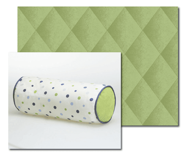 green_harlequin_casart_with_bolster, as seen on Slipcovers for your walls, casartblog