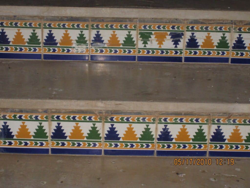 A step up in stair style with Tunisian tiles on casartblog