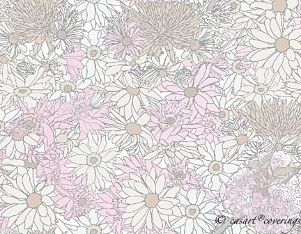 Casart_ColoredFPvariation7_casartblog Casart Colored Flower Power muted variation removable wallpaper on casartblog