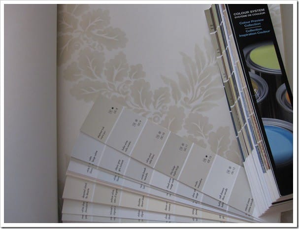 fan deck, paint chip on casartblog