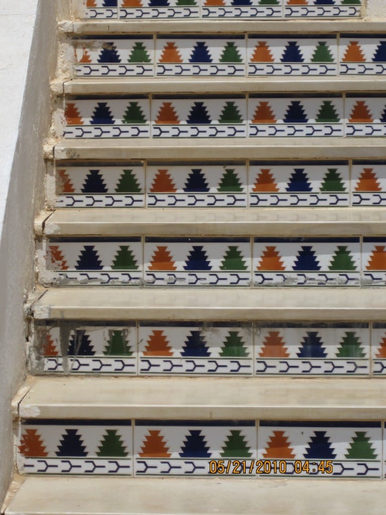 A step up in stair style with Tunisian tiles 2 on casartblog