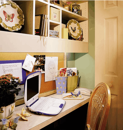 using a closet as an office changs the closet style with practical use on casartblog