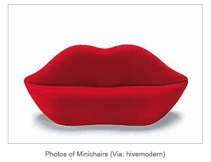 Lip Chair via Trend Hunter Mod Op-Art Style Lip Chair via trendhunter on casartblog