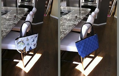 Custom-Casart carryall fashionable gifts on casartblog, seen on Slipcovers for your walls