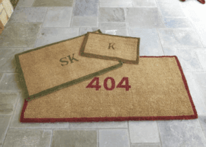 Coir mats help stop first snow tracking inside on casartblog