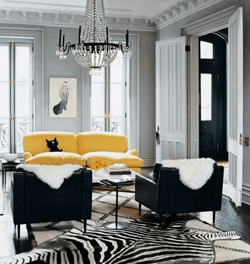 Zebra rug wild side decorating on casartblog