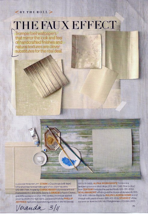 Faux Effect Finishes_casartblog-1 via Veranda March 2011, seen on casartblog