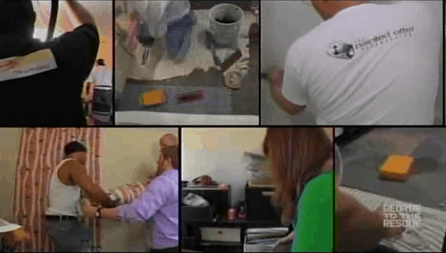 Casart coverings on George to the Rescue, seen on Slipcovers for your walls