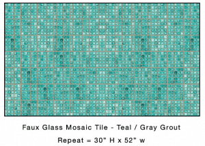 Casart-coverings_Teal Faux Glass Mosaic Tile_casartblog