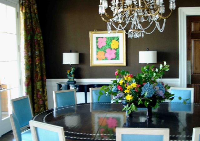 Megan Yager interior design dining room on casartblog