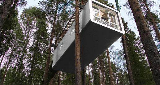 Tree-Hotel2 The Cabin at the Tree Hotel as seen on Slipcovers for your walls, casartblog
