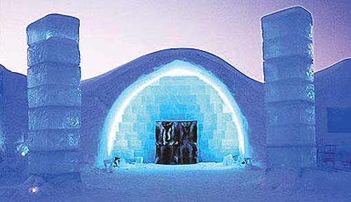 ice hotel on slipcovers for your walls