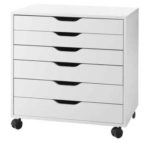 Small Spaces Alex drawers_IKEA on casartblog