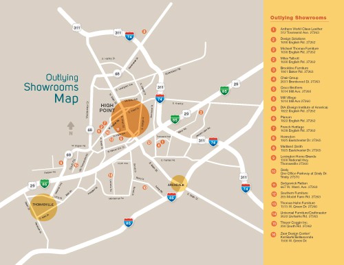 Maneuvering the maze of High Point Market Maps on casartblog