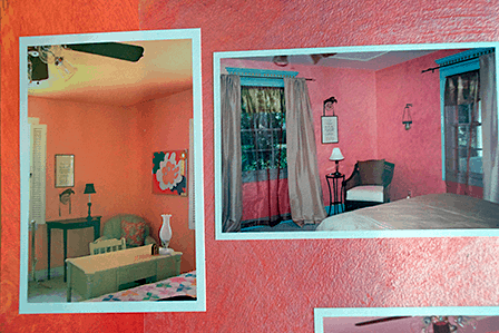 Nola bedroom before and after, as seen on Slipcovers for your walls, casartblog