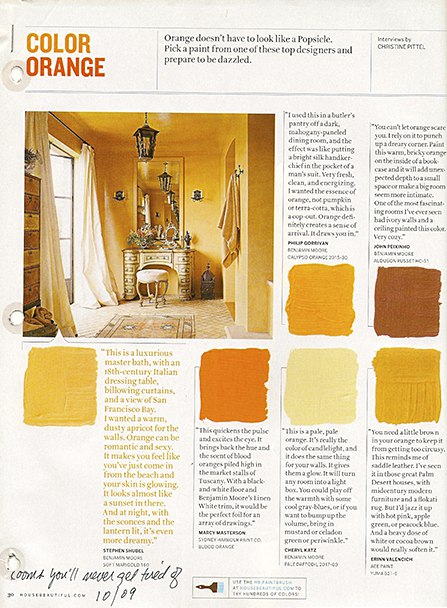 Rooms You'll Never Get Tired of via House Beautiful 2009, as seen on Slipcovers for your walls, casartblog