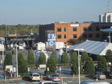 First Impressions of High Point view from our hotel on casartblog