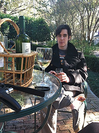 Jackson Spencer, enjoying the artist life in New Orleans