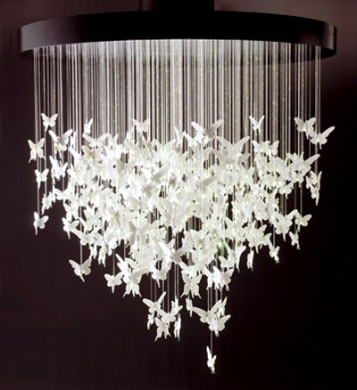 Lladro Niagra butterflies Chandelier on casartblog