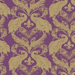 French peacock damask design_casartblog, slipcovers for your walls