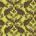 French peacock damask design_casartblog, slipcovers for your walls