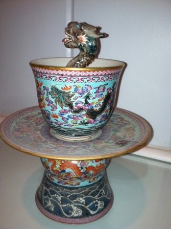 Chinese Ceremonial dragon cup on casartblog