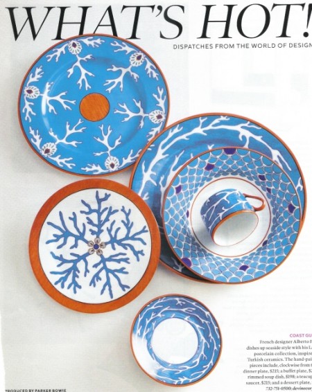 Stylish Blue Mood kitchen plate sets