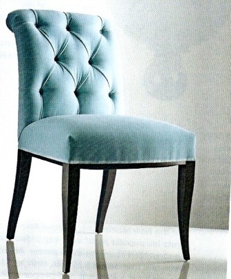 Blue Mood quilted chair on casartblog