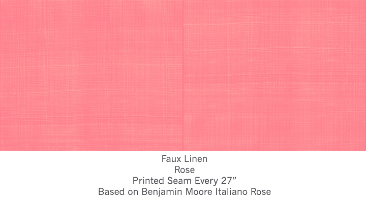 Casart Rose Faux Linen, as seen on Slipcovers for your walls, casartblog