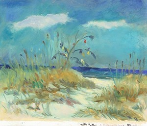 Quickie On The Beach from the Katherine Collection Casart coverings temporary wallpaper_casartblog