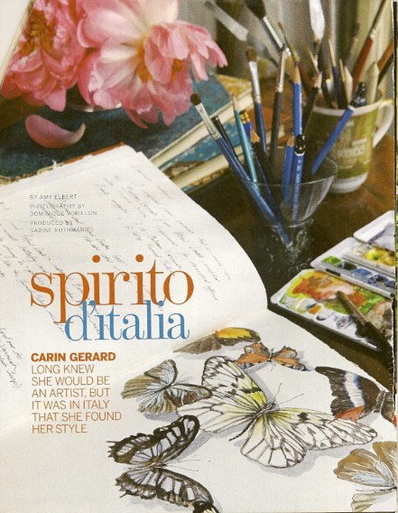 Casart Coverings shows Carin Gerard in Traditional Home 2010 on casartblog