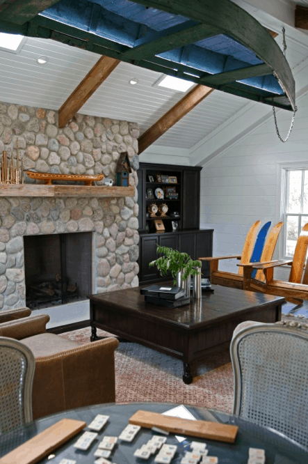 boat hanging_Interior Changes_Houzz, as seen on Slipcovers for your walls, casartblog