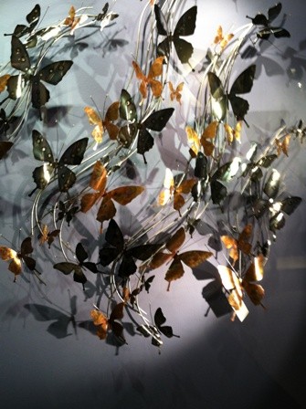 butterflies at High Point Market on casartblog