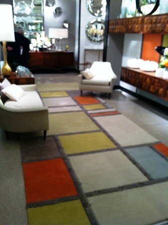 Global Views showroom at Hight Point on casartblog