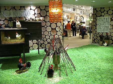 Cyan uses coop theme at High Point, as seen on Slipcovers for your walls, casartblog