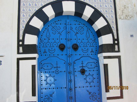 Blue door-Tunisia