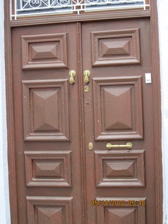 The hand of Fatima is a popular door knocker in Morocco